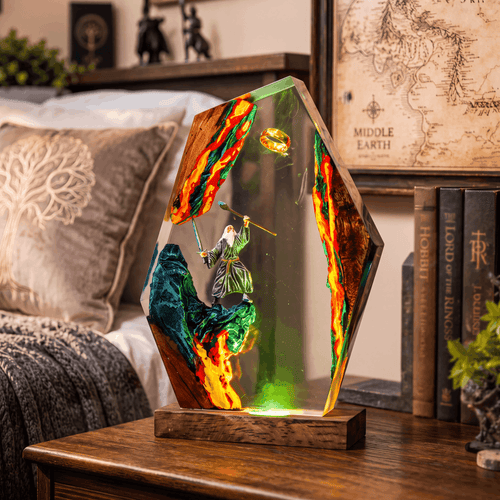 Gandalf Lord of the Rings Resin Lamp Wizard Resin Lamp
